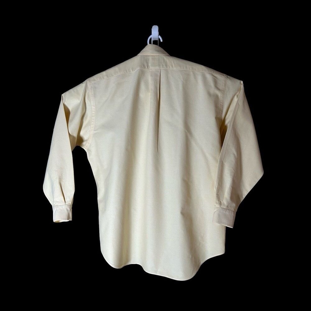 Ralph Lauren  Yellow Blake Long Sleeve Shirt With Logo‎ Size Large - Picture 3 of 6